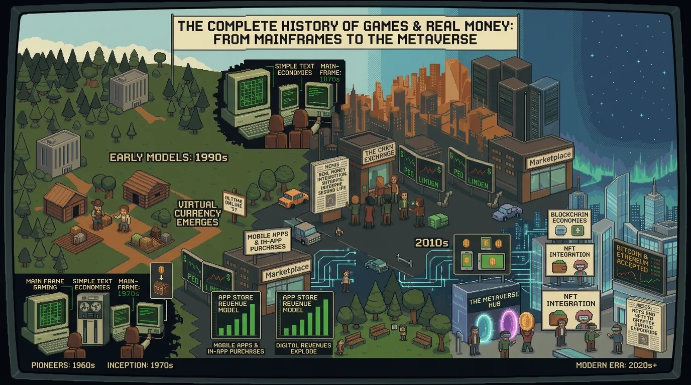 The First Games to Integrate Real Money